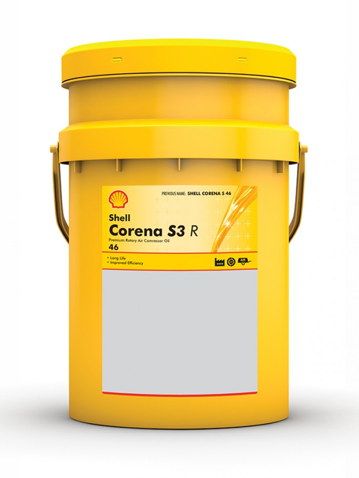Компрессорное Масло Shell Corena S3 R46  (20 л., 209 л.)