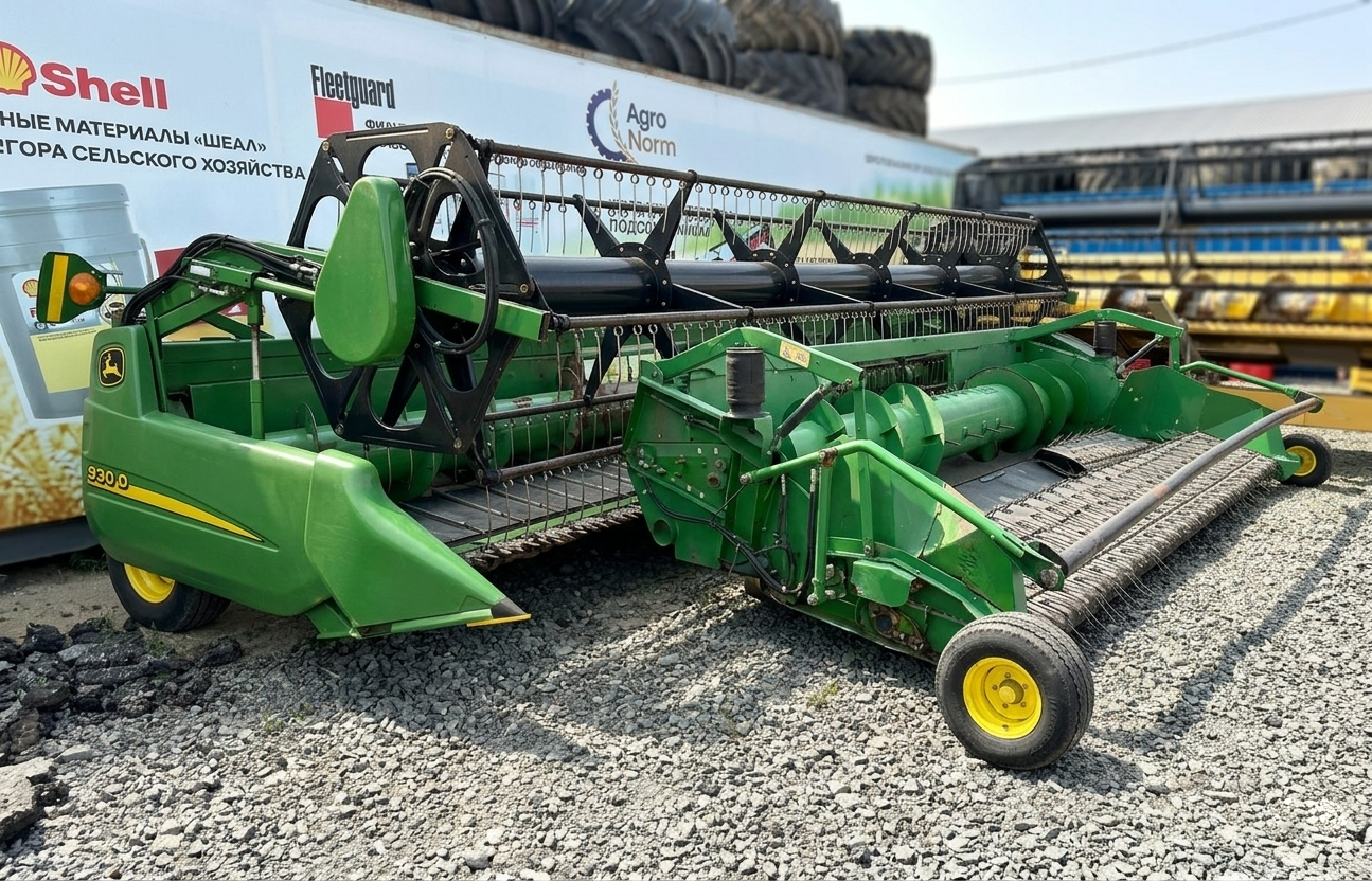 Жатки John Deere 930D и платформы-подборщики с наработкой под заказ — готовое решение к сезону.